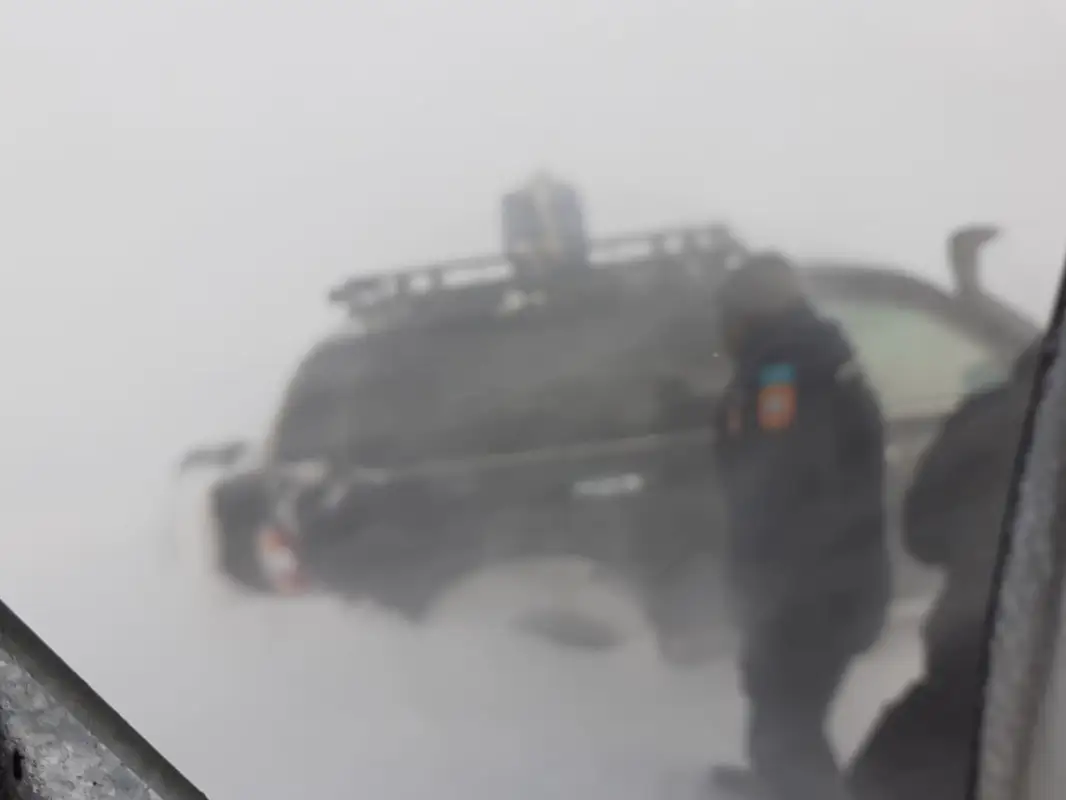 Видео: что творится из-за непогоды на закрытом участке дороги «Ушарал-Достык»