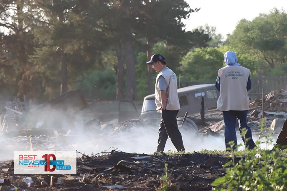 Семьям погибших при пожаре в области Абай выплатят по 7 млн тенге