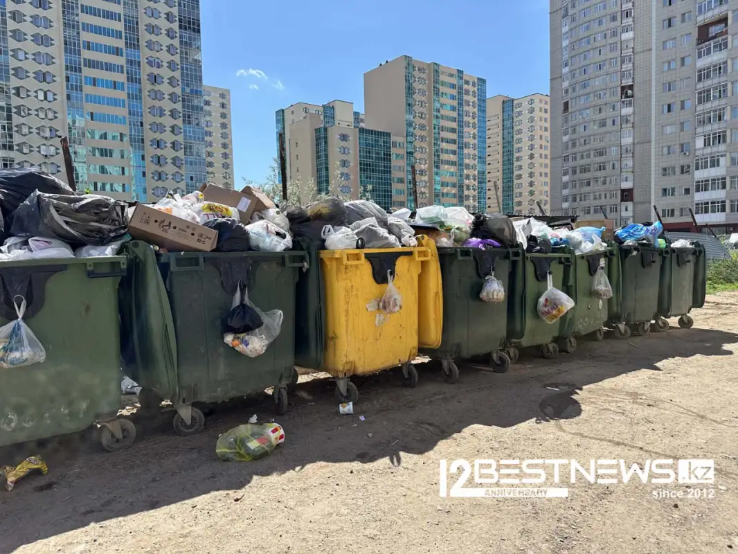 Министра экологии спросили про горы мусора во дворах  Астаны