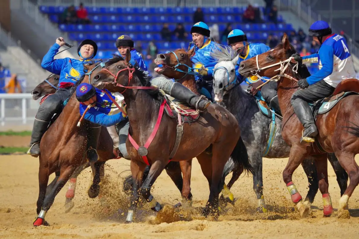 Казахстанские кокпаристы взяли «золото» на Всемирных играх кочевников