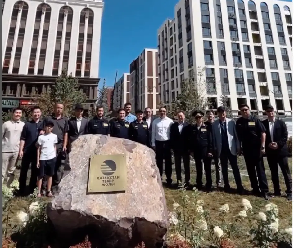 В Астане заложили новый сквер от «КТЖ»