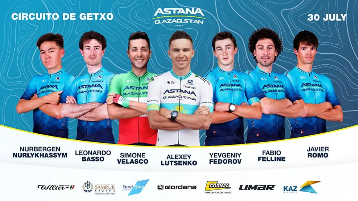 Astana Qazaqstan Team назвала состав на "Сиркуито де Гечо”