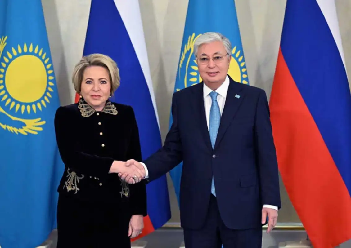 Президент Казахстана встретился со спикером Совета Федерации РФ