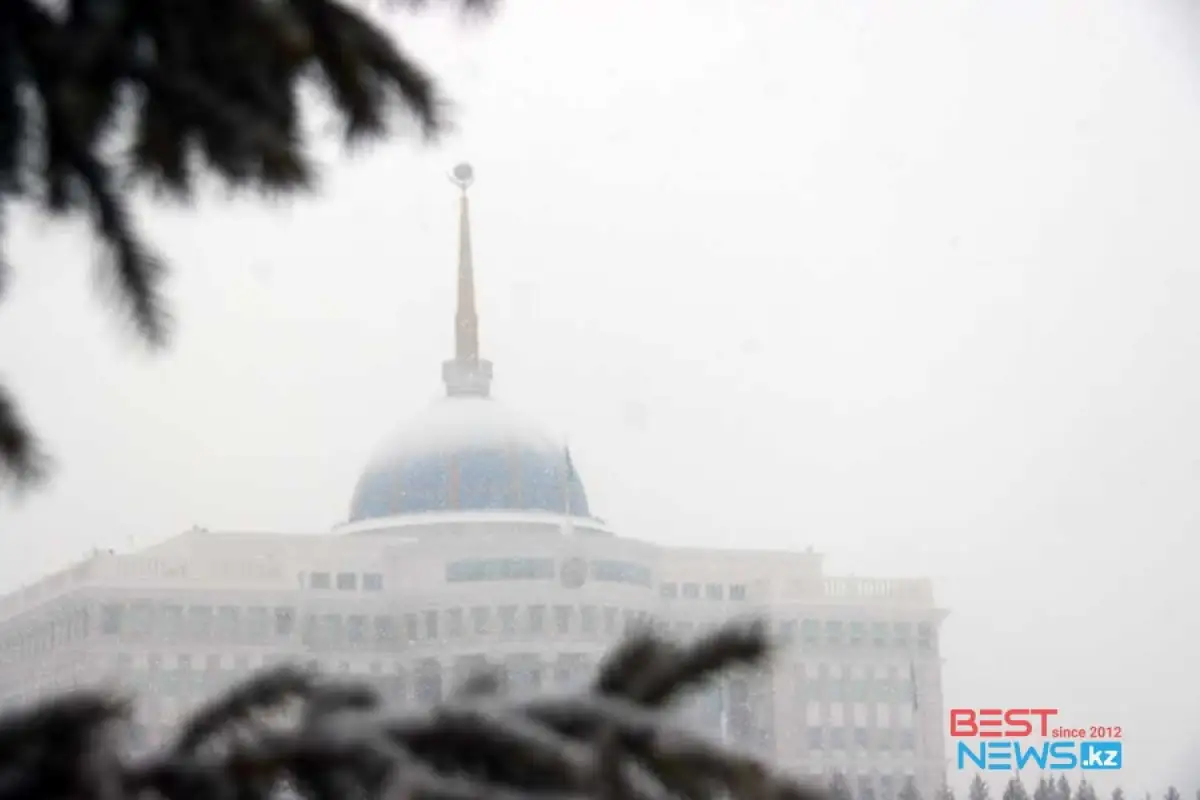 В Нур-Султане начался сильный снегопад - фото