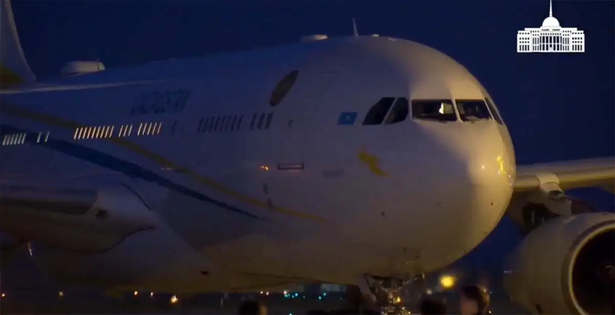 Президент Казахстана прибыл в Анкару - видео