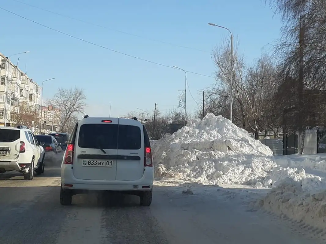 МВД: снег в Нур-Султане может спровоцировать повышение уровня воды во время паводков
