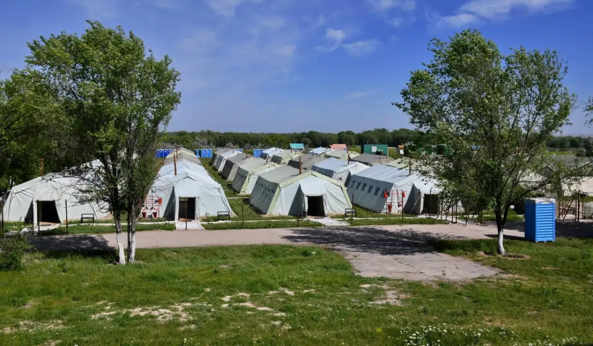 В Алматы проверили готовность полевого госпиталя для больных COVID-19