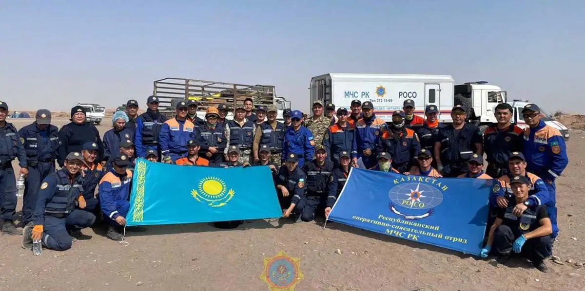 Спасатели МЧС Казахстана вернулись из Афганистана