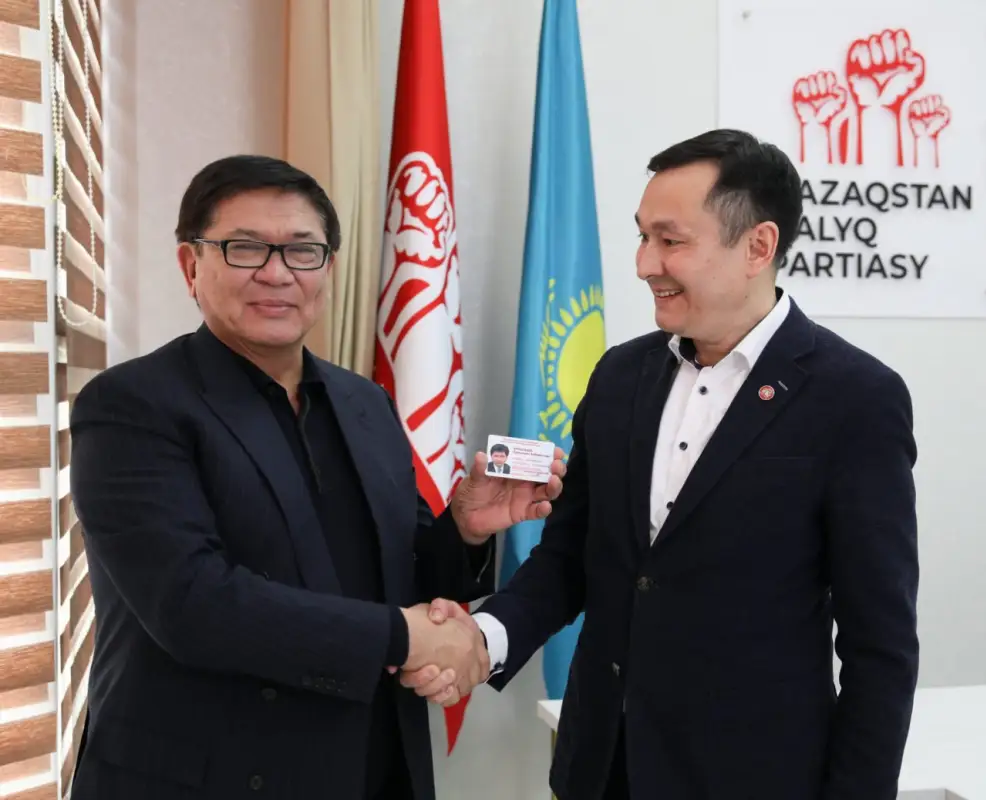 Ертысбаев вступил в «Народную партию Казахстана»