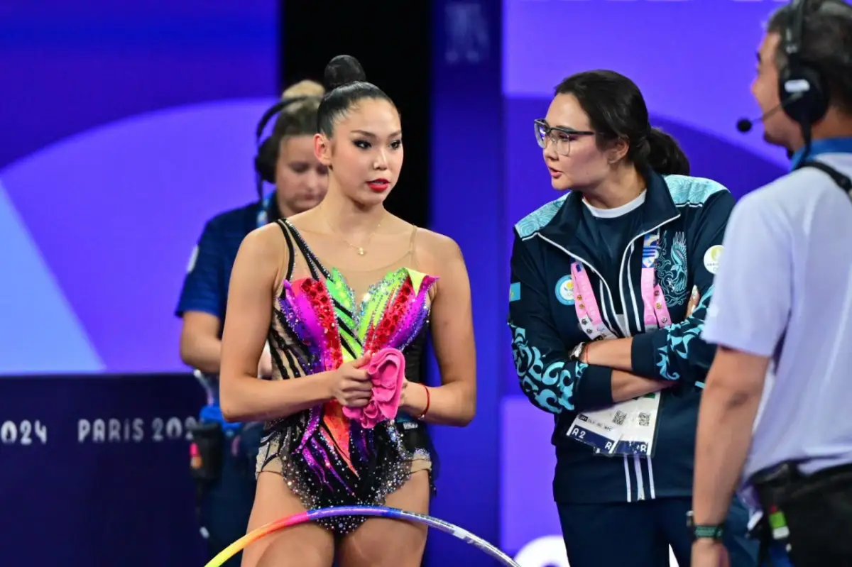 ОИ2024: Сборная Казахстана подала протест после выступлений гимнастки Таниевой