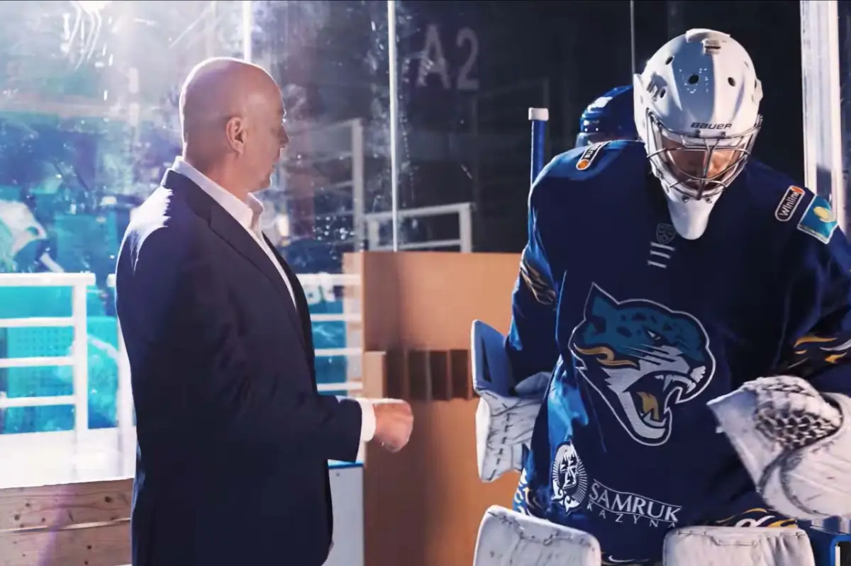 "Барыс" показал новый логотип на форме хоккеистов - фото, видео