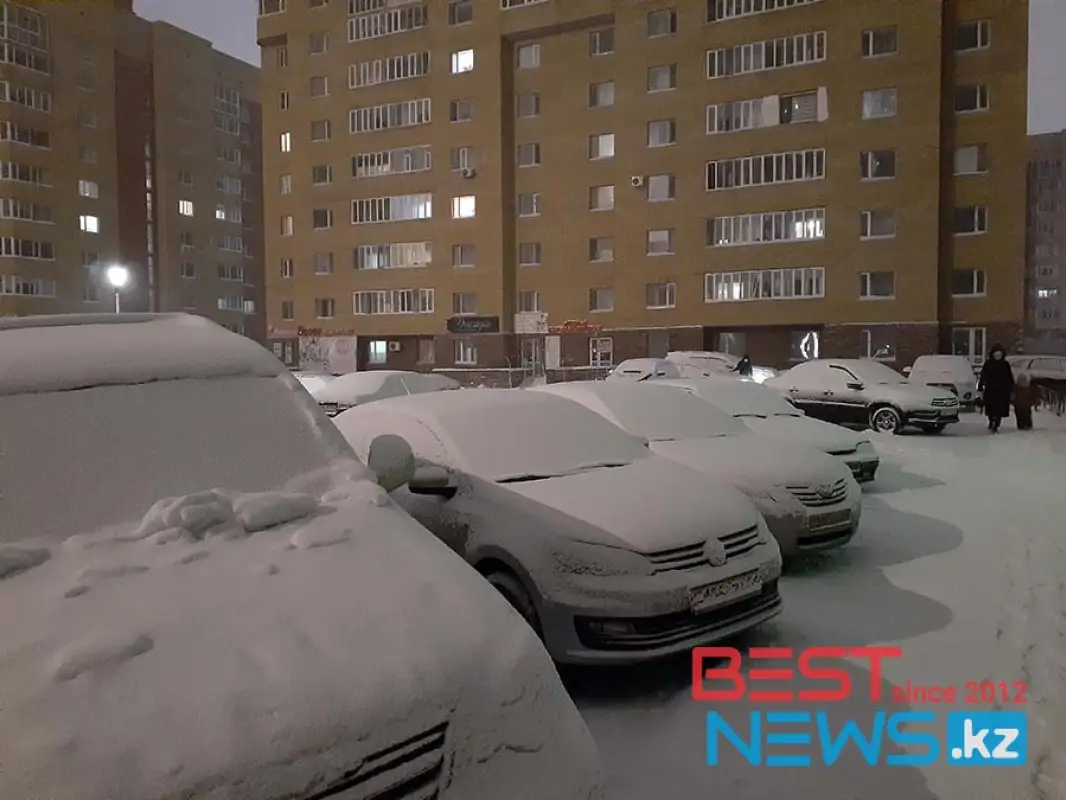 В Нур-Султане с утра снегопад: погода по Казахстану на 9 декабря