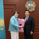 Главред Bestnews.kz Жанар Сердалина награждена знаком «Құрметті спорт қызметкері»