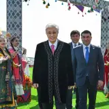 Президент Казахстана принял участие в народных гуляньях по случаю праздника Наурыз