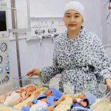 Две тройни появились на свет в Алматы