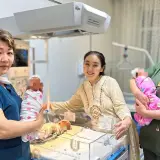 Жительница Алматы родила тройню