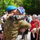 На Голанские высоты проводили третий состав миротворцев