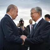 Реджеп Тайип Эрдоган встретил Президента Казахстана в аэропорту