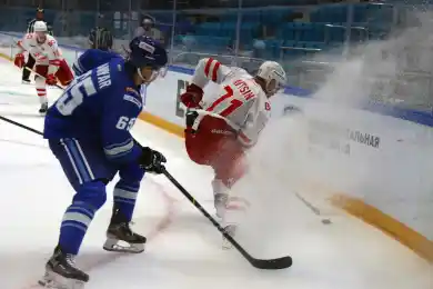 Как вратарь Спартака отпраздновал победу над Барысом - фото