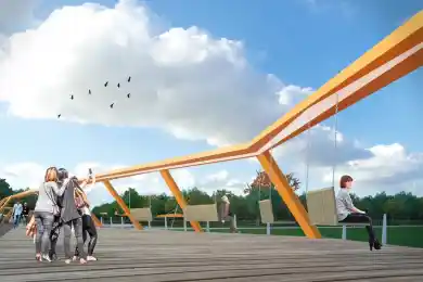 В Нур-Султане построят новый мост с качелями через Есиль