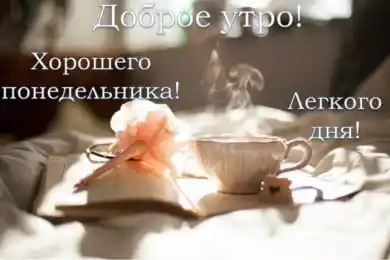 С добрым утром! Пусть понедельник начнется вкусно и бодро!