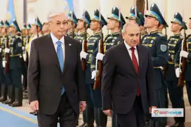 В Акороде начались переговоры Президента Казахстана и Премьер-министра Армении