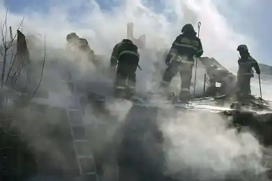 В Павлодаре в сгоревшем доме обнаружено тело мужчины