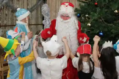 Жителям Алматы запретили вызывать на дом Деда Мороза и Снегурочку