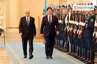 Встреча Президентов Казахстана и Монголии