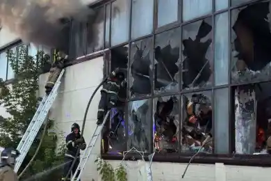 Сигнал о пожаре на рынке Астаны поступил с опозданием – МЧС РК