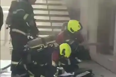 В Астане тушили здание по повышенному рангу вызова