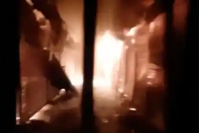 В Талгаре горел центральный рынок – видео