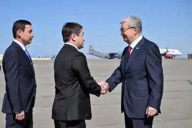 Глава государства прибыл с рабочей поездкой в Мангистаускую область