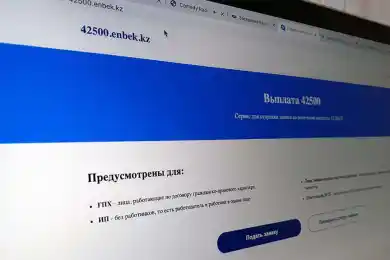 На портале для подачи заявок на 42500 тенге возникли перебои