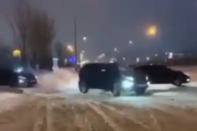 Все авто скандального кортежа отправили на штрафстоянку