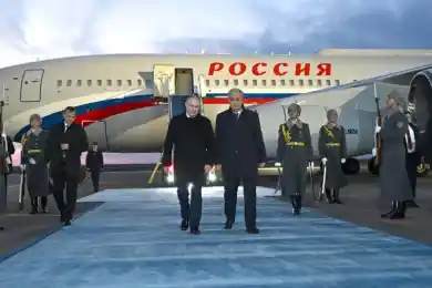 Токаев рассказал о редком явлении в небе после встречи Путина в Астане