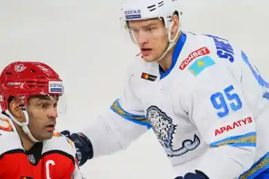 "Барыс" снова победил в овертайме в матче с "Автомобилистом"