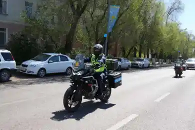 В Караганде полиция взялась за мотоциклистов