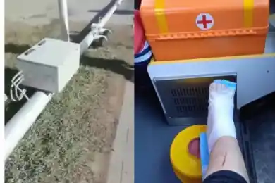 «Была в шаге от смерти»: в Нур-Султане на женщину упал столб с камерой «Сергека»