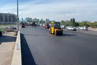 Ремонт на мосту по Сарайшык продлевается из-за дефекта