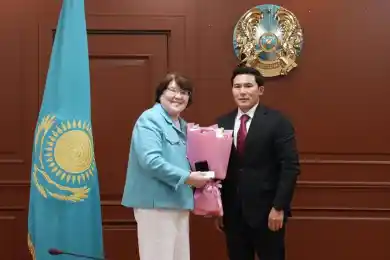 Главред Bestnews.kz Жанар Сердалина награждена знаком «Құрметті спорт қызметкері»