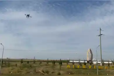 В Туркестанской области начали с воздуха ловить нарушителей ПДД