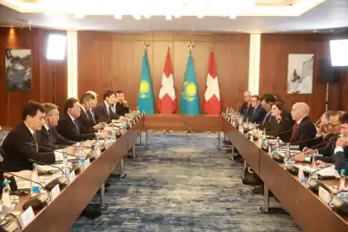 Премьер-Министр РК провел переговоры с Федеральным Президентом Швейцарии 