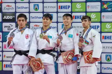 Три медали завоевали дзюдоисты Казахстана на ЧМ в Хорватии