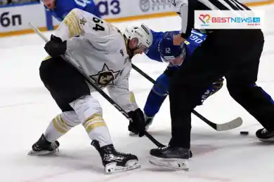 "Барыс" и "Адмирал" обменялись голами