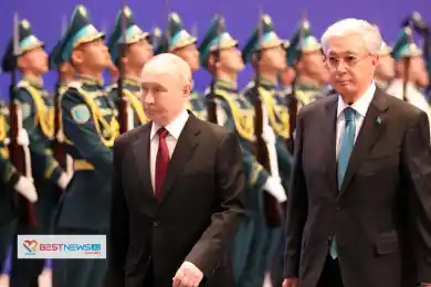 Во Дворце Независимости начались переговоры президентов Казахстана и России