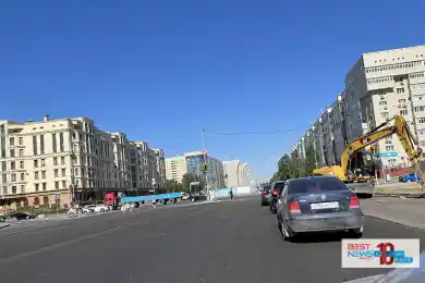 Будут ли штрафовать водителей в Нур-Султане за нарушение разметки, если ее не видно после ремонта