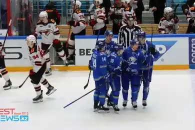 Никита Михайлис спас Барыс от поражения в матче с Авангардом