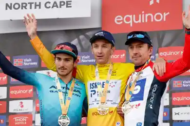 Кристиан Скарони принес второе место «Astana Qazaqstan» в Арктической гонке Норвегии