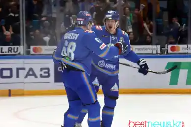 Сагадеев оформил "дубль" в первом периоде матча БарысvsМеталлург